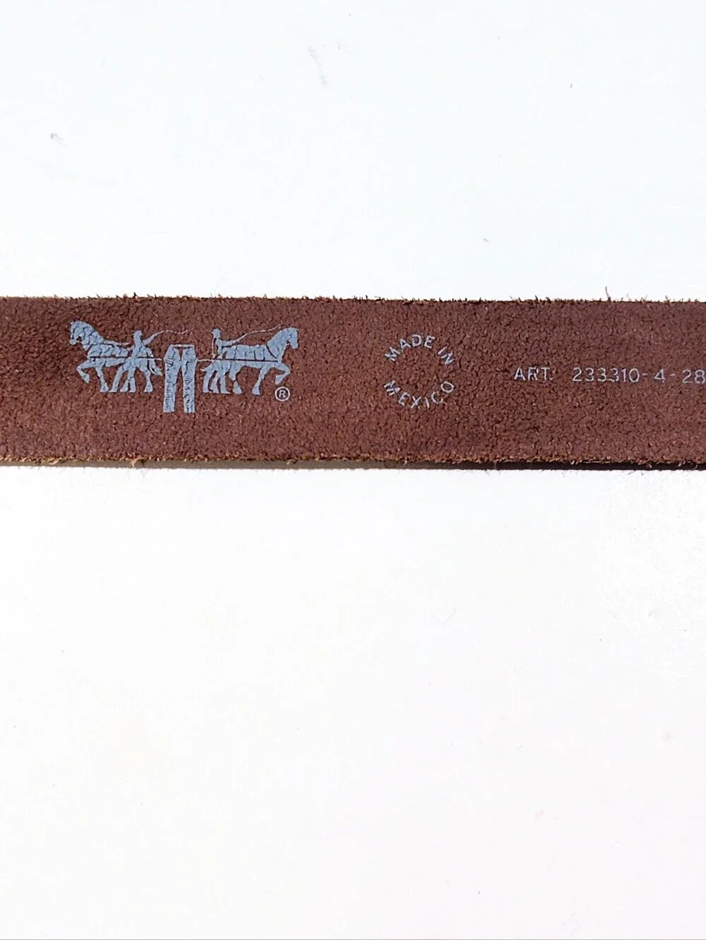 Levi's Icon Leather Belt Brown Full Grain Bovine Leather Size 40/100 37460-0316